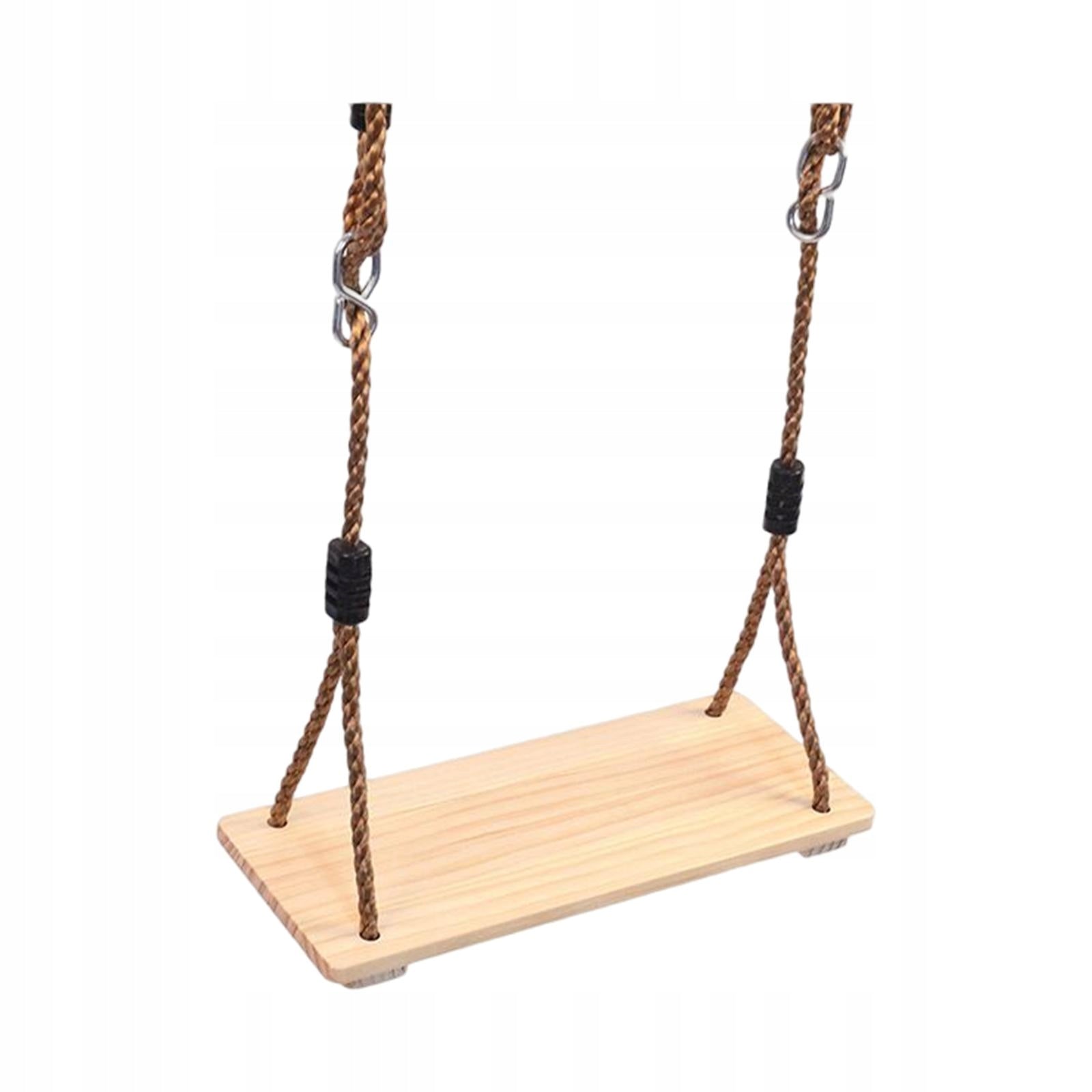Wood swing Seat with Adjustable Rope for Children Manufacturer code fenteer-57073338