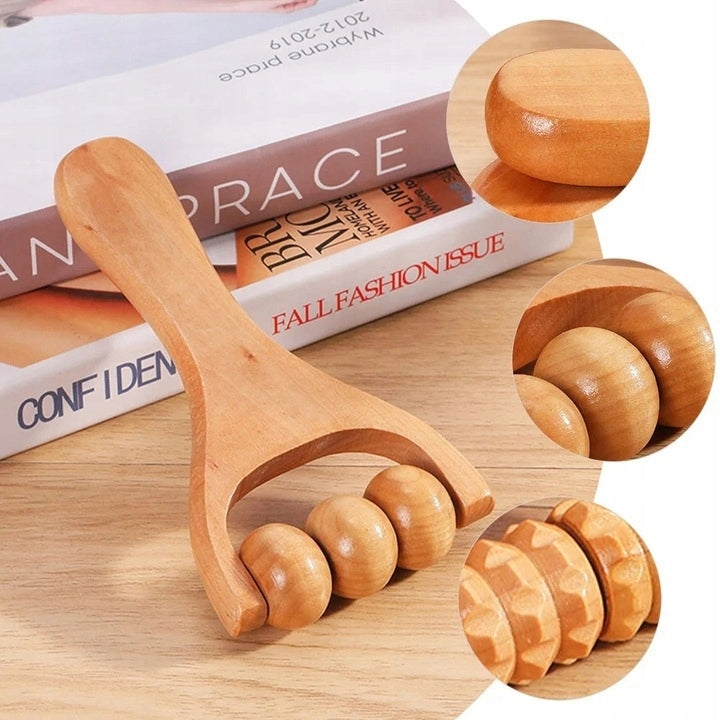 Wooden Body Massager 2 Pieces Packaging status original
