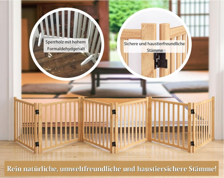 Wooden Dog Goal, Pet Fence, 6-Piece Manufacturer code 0730789742043