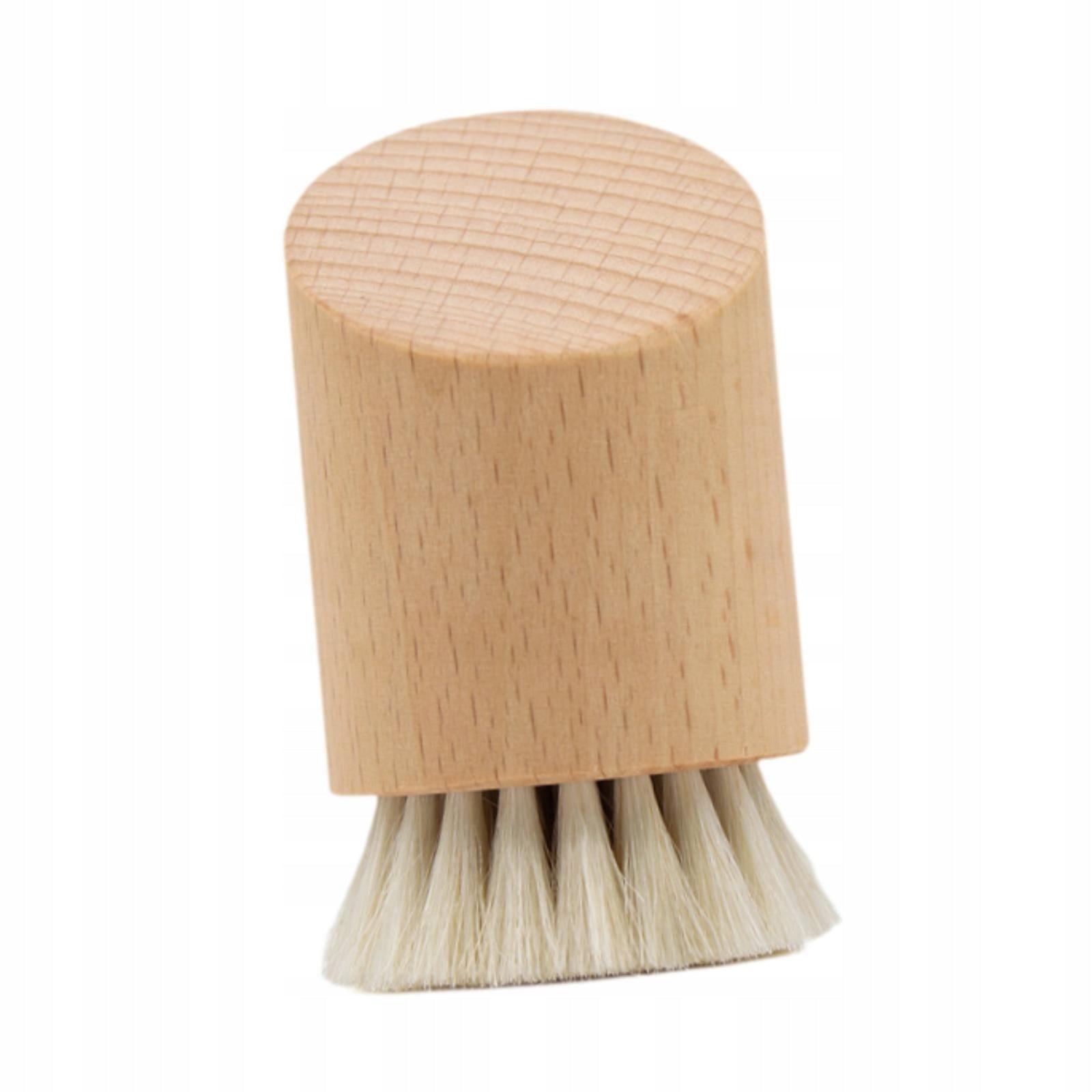 Wooden Face Scrubber Natural Bristles Deep Cleaning Accessory Skin