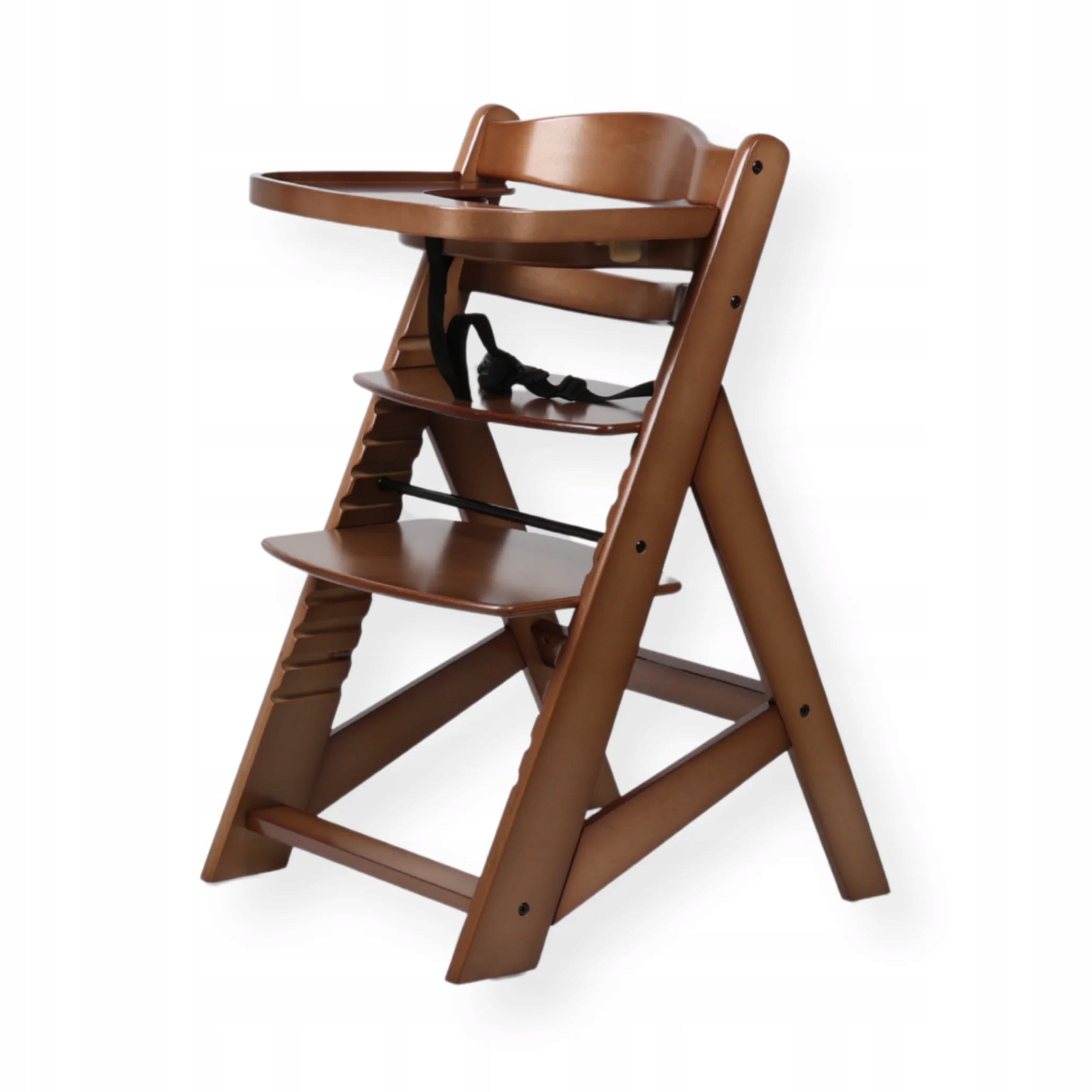 Wooden Feeding Chair Adjustable with Tray and Pillow - Buxibo