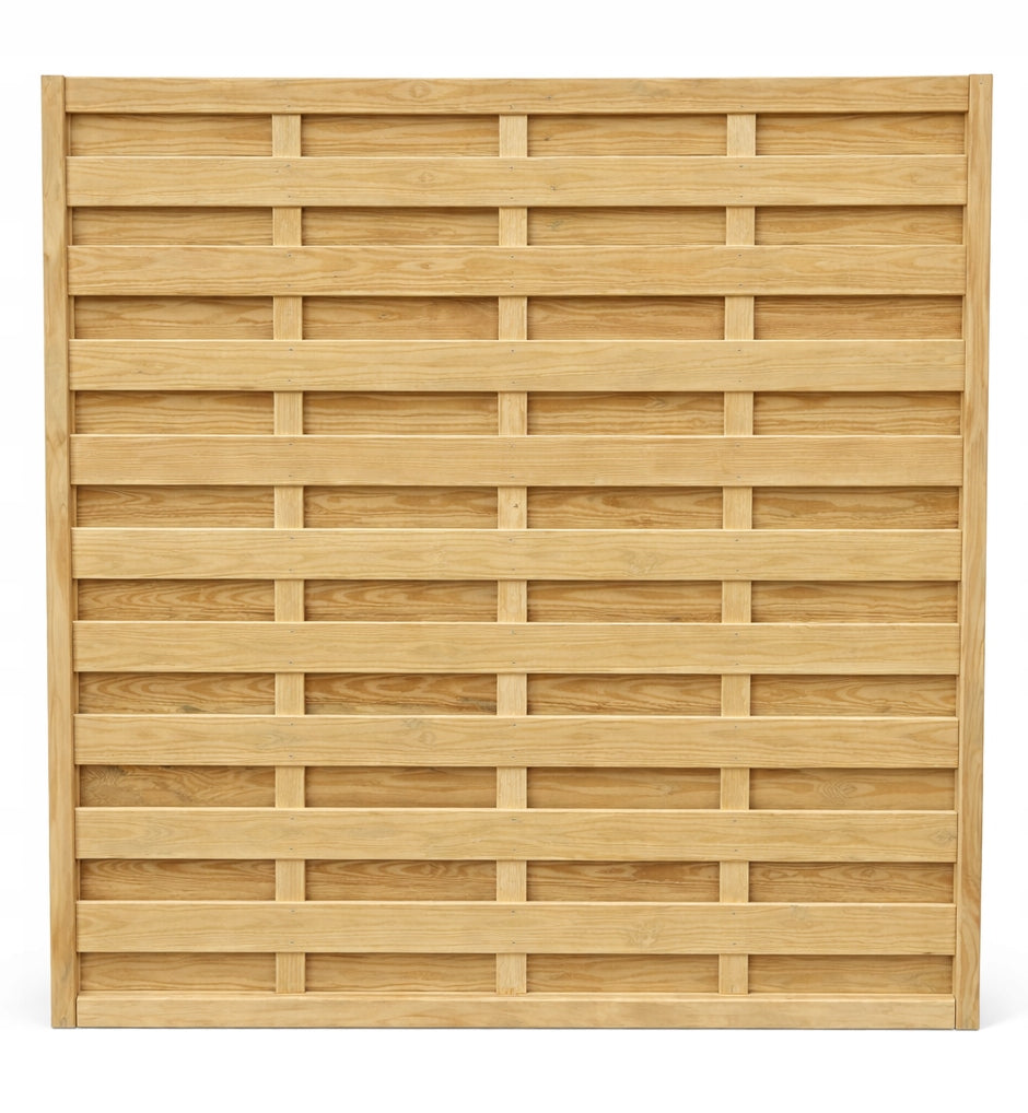 Wooden Fence 180x180 cm Fence Panel Frame 4,4 cm Strong