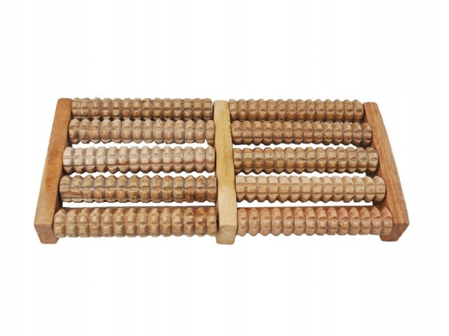 Wooden Foot Massager Roller Muscle MASSAGE Acupressure