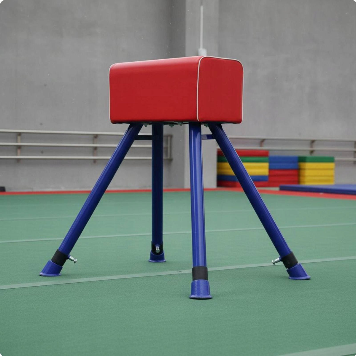 Wooden Gymnastics Springboard Reinforced Base Training L Goat Adj 80-100cm