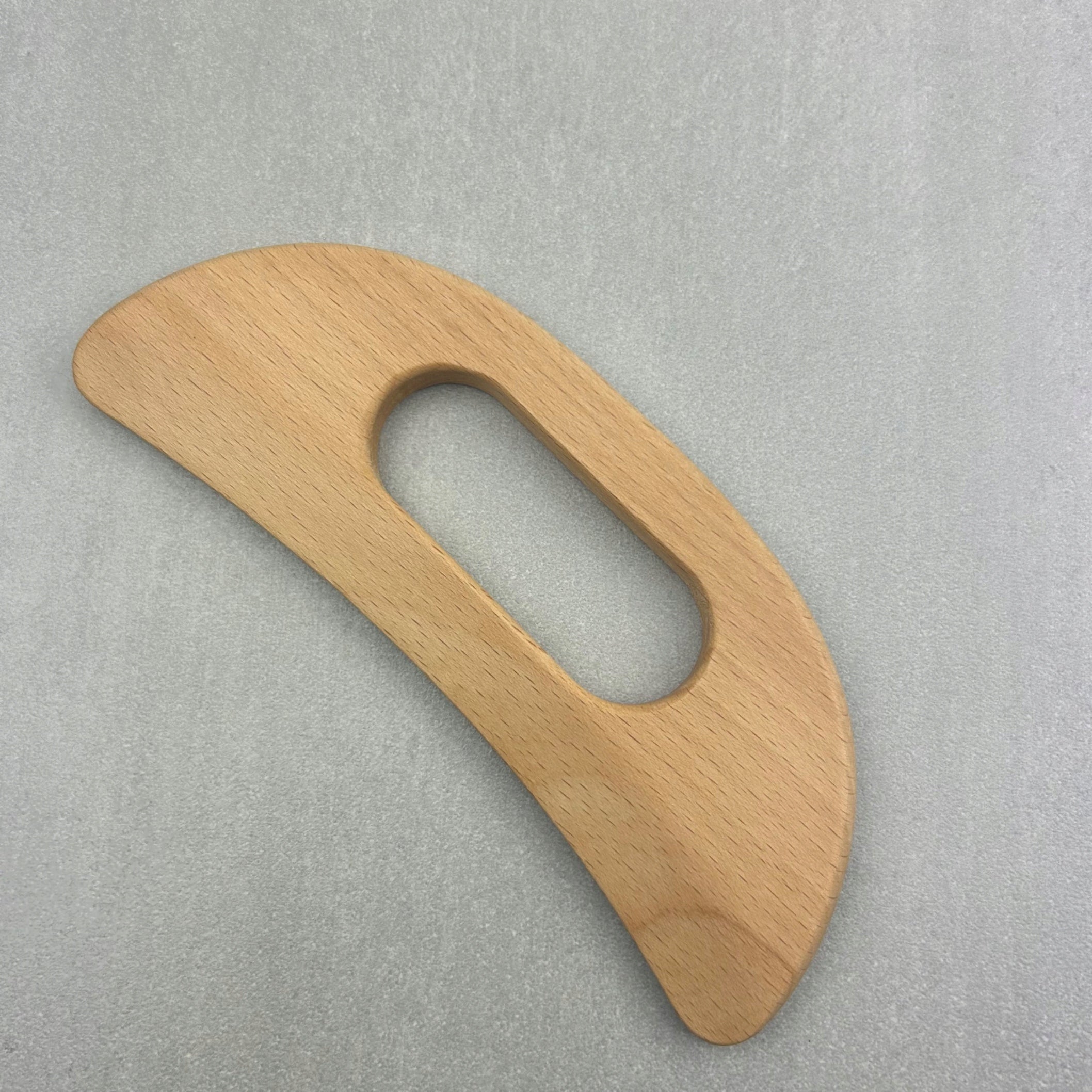 Wooden Handheld Anti-Cellulite Massager for Body Firming Massage Color beige