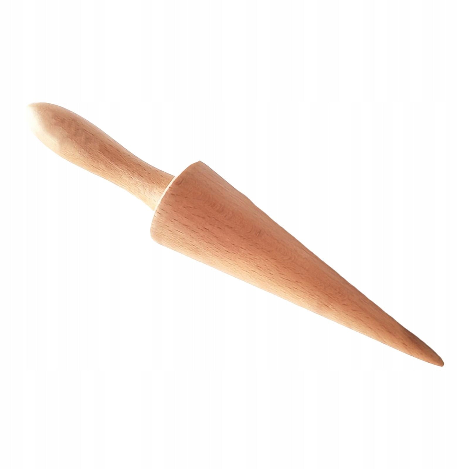 Wooden Ice Cream Cone Maker Baking Tool Dessert Cooking DIY Egg Roll Waffle Power rating 1.1 W