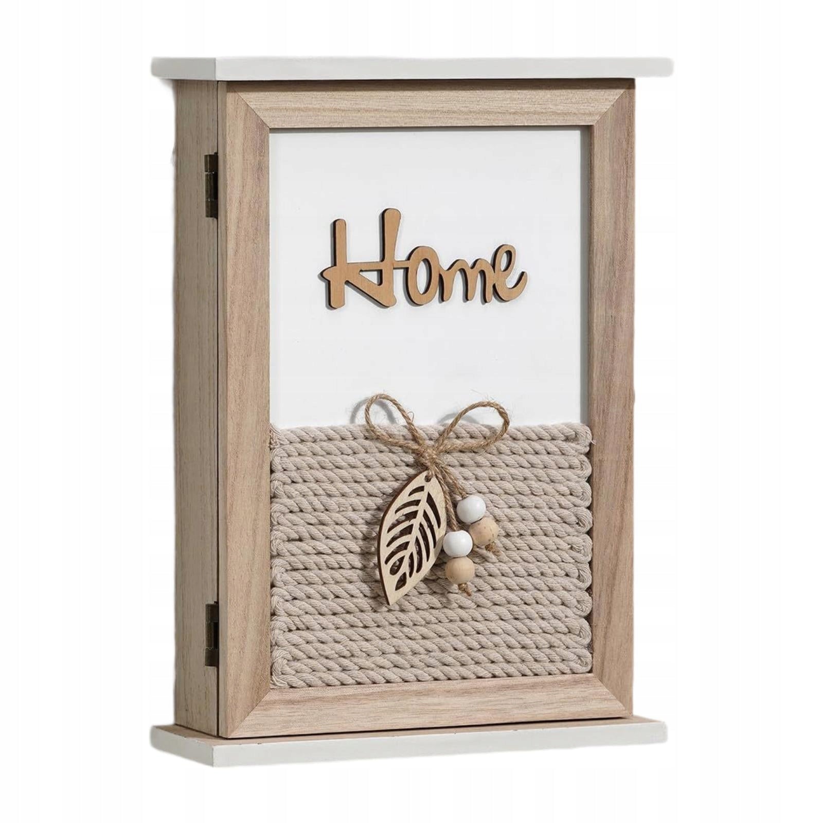 Wooden Key Box Vintage Storage Cabinet Key Cupboard for Entryway Home Manufacturer no brand