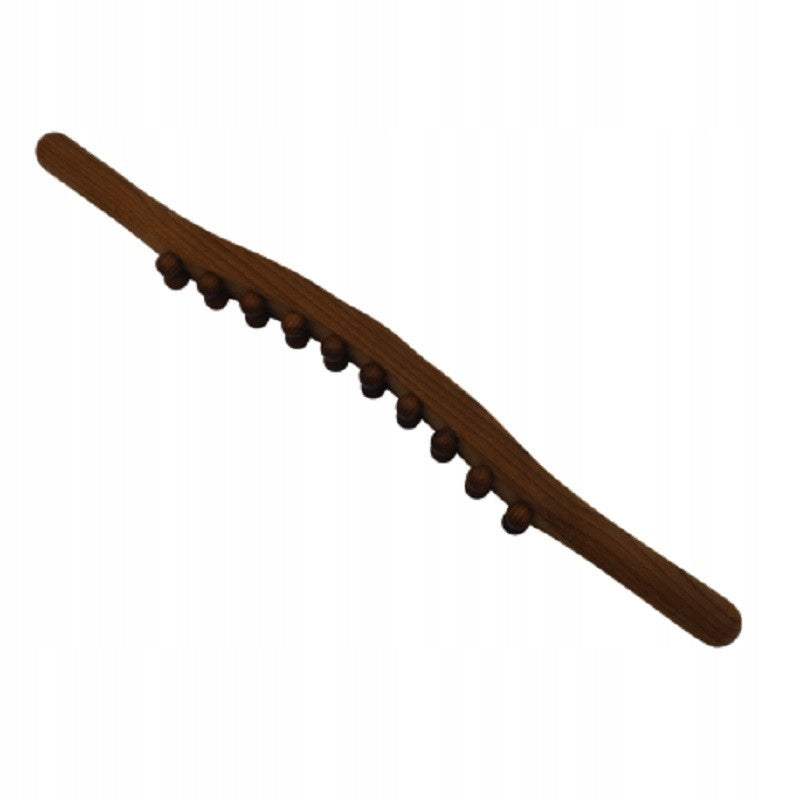 Wooden Massager with Beads - Double-Sided