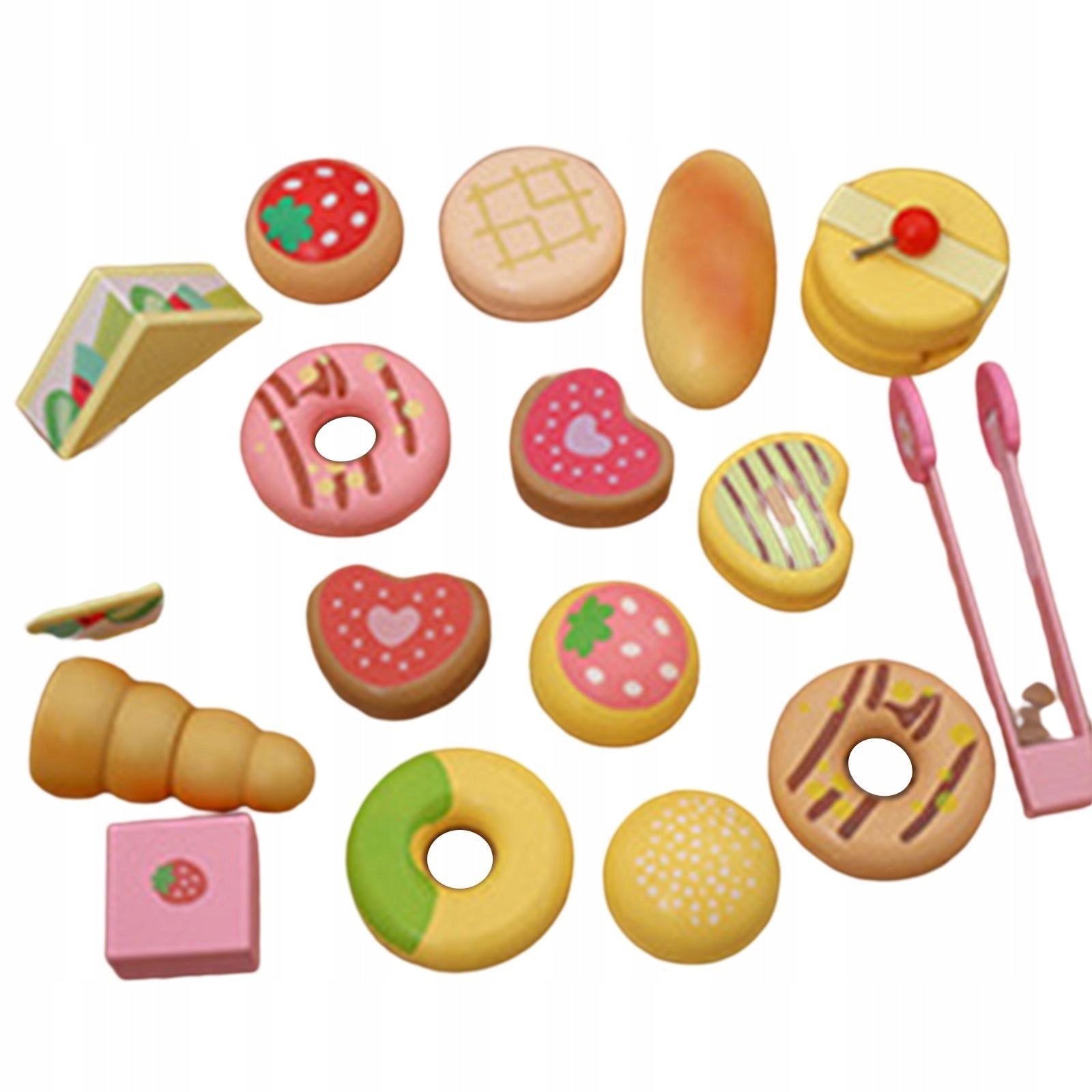 Wooden Miniature Educational Toys Simulated Set Kitchen Play cake set 1000g Brand no brand