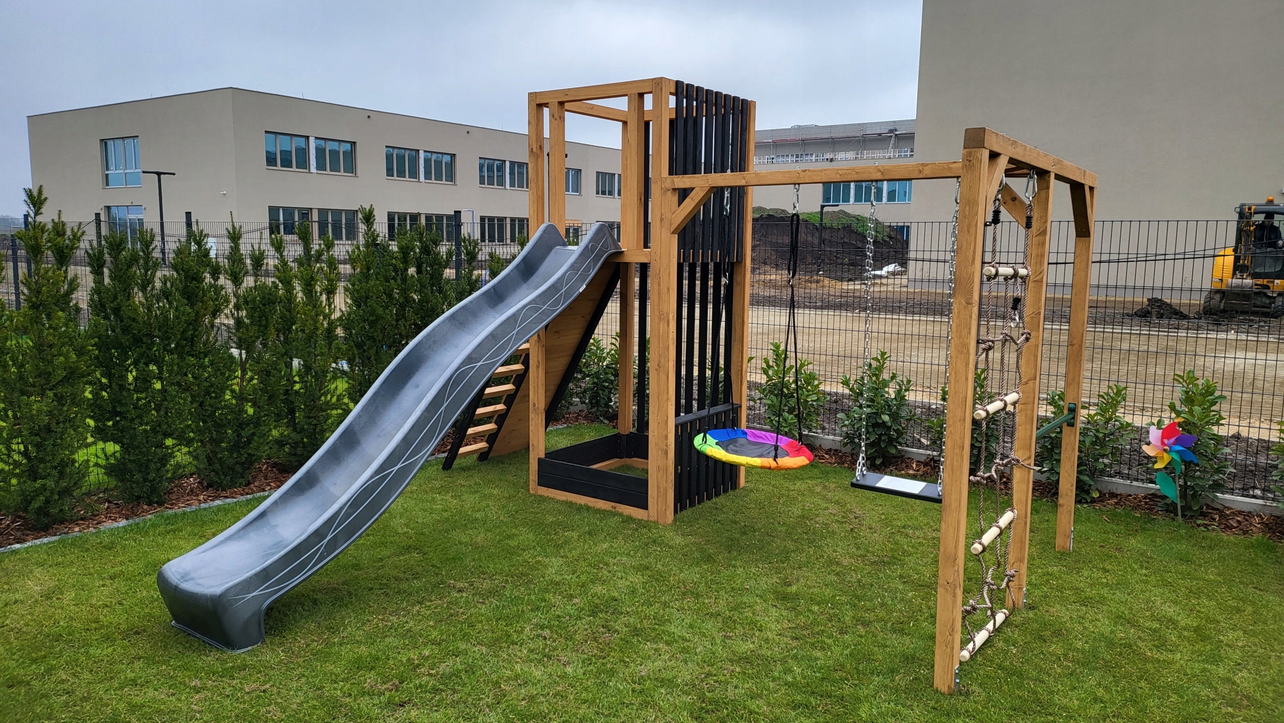 Wooden Modern Square Toys LUNA XL ,Lamele , Swing, Slide Brand no brand