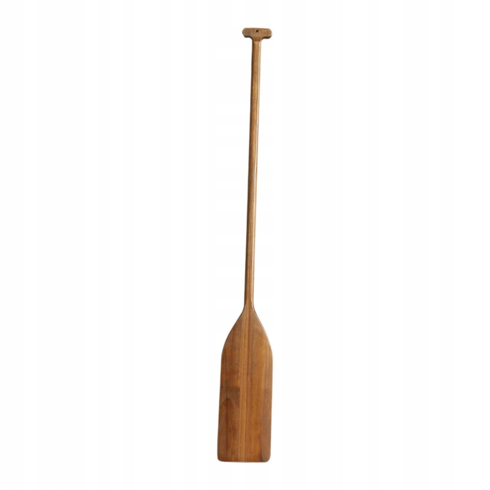 Wooden Paddle Prop Wall Decor Nautical Decoration Handheld Boat Brown Kind diouble-bladed, straight