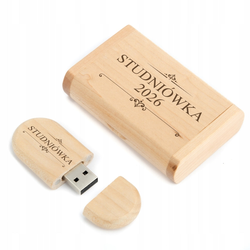 Wooden Prom Pendrive for Prom 32 GB USB 3.0 + Box Engraving
