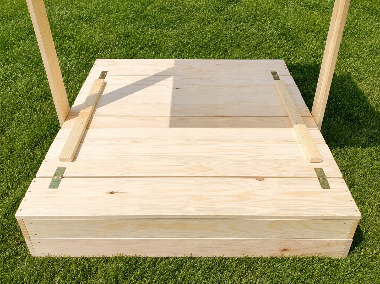 Wooden Sandbox Closed with Canopy 120 cm – Polish Manufacturer Bączek Brand Bączek