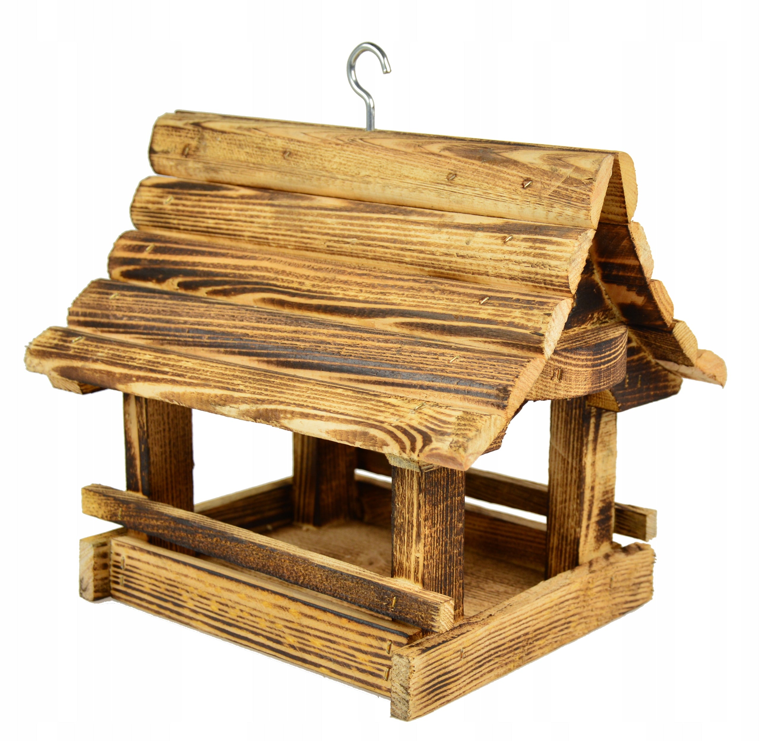 Wooden Tanned Wood Bird Feeder Manufacturer no brand