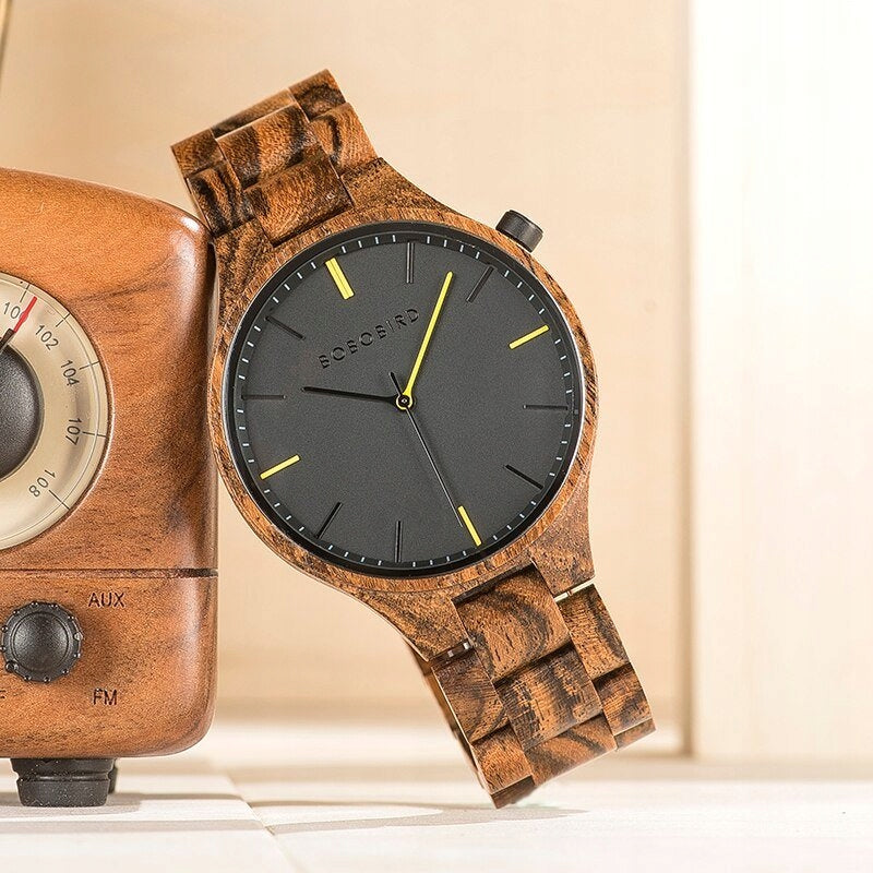 Wooden Watch Bobo Bird S27-2 Box Freebie Brand Bobo Bird