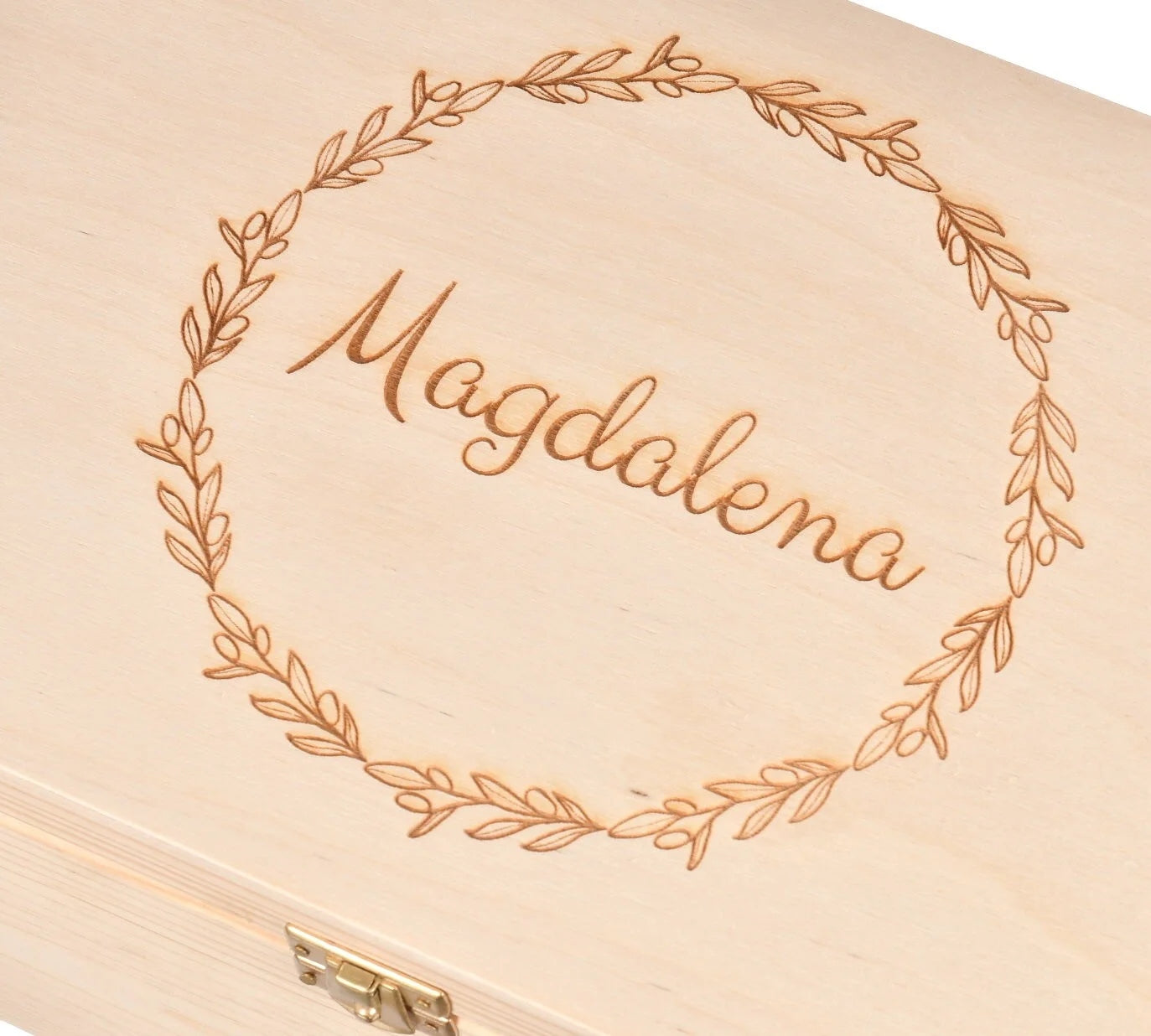 Wooden box name engraving gift EAN (GTIN) 5903938748677