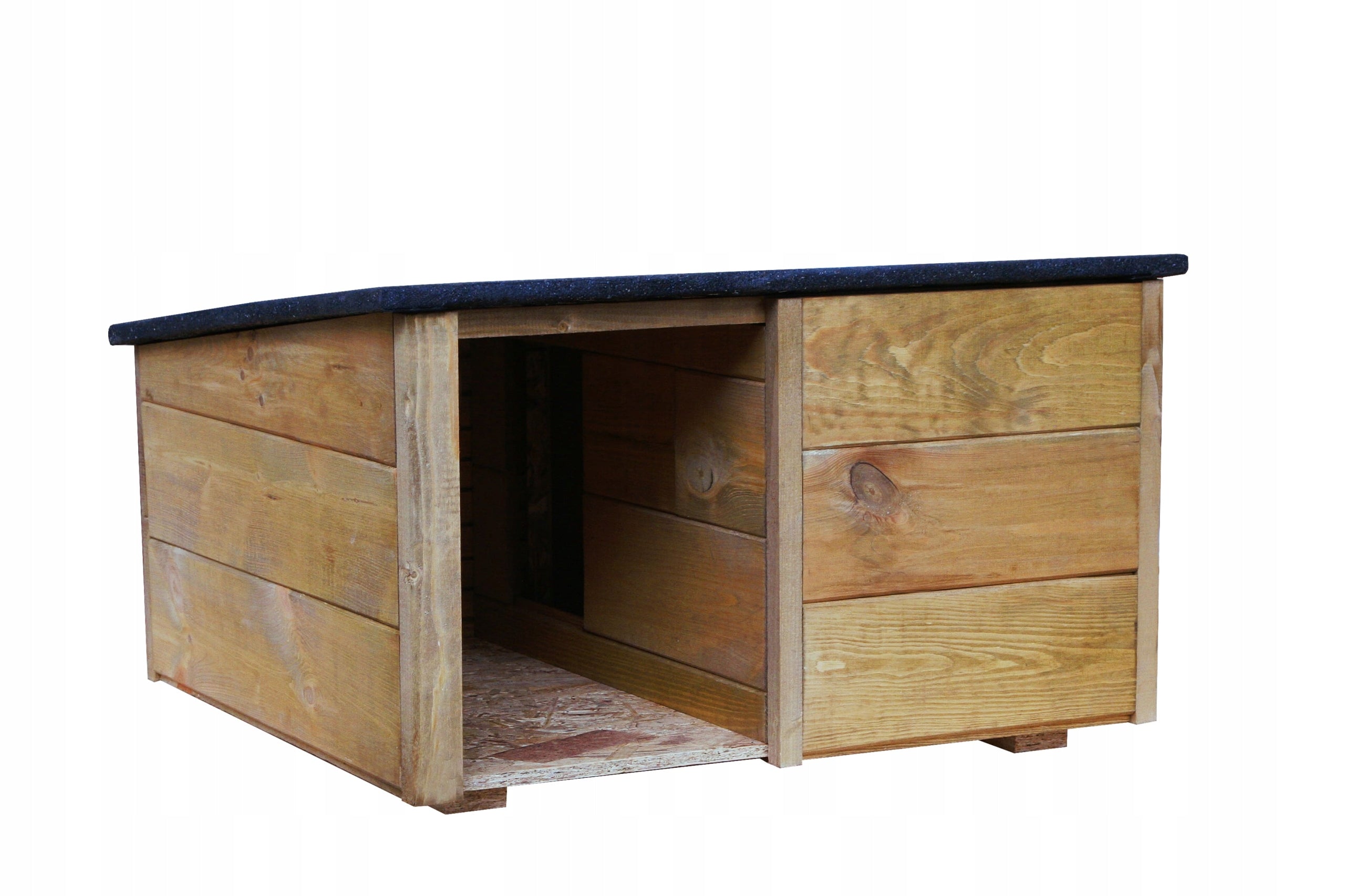 Wooden cat kennel, insulated, vestibule, folded SKP
