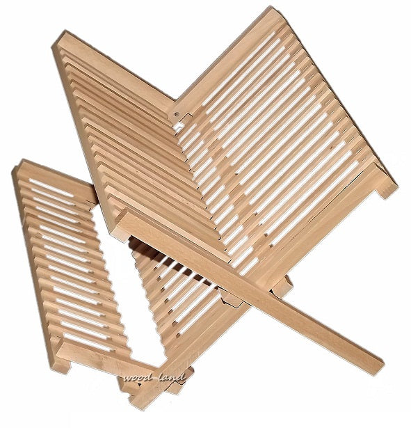 Wooden dish drainer dryer + spatula