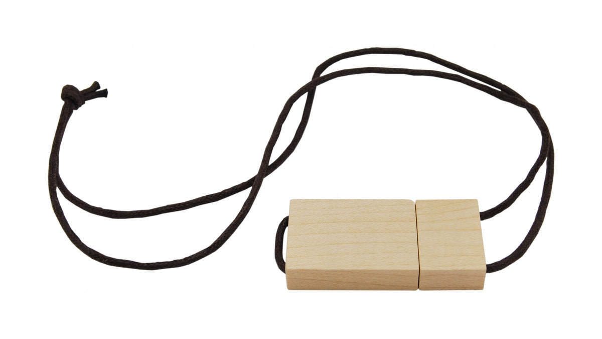 Wooden flash drive 32 GB USB EKO with drawstring Color brown