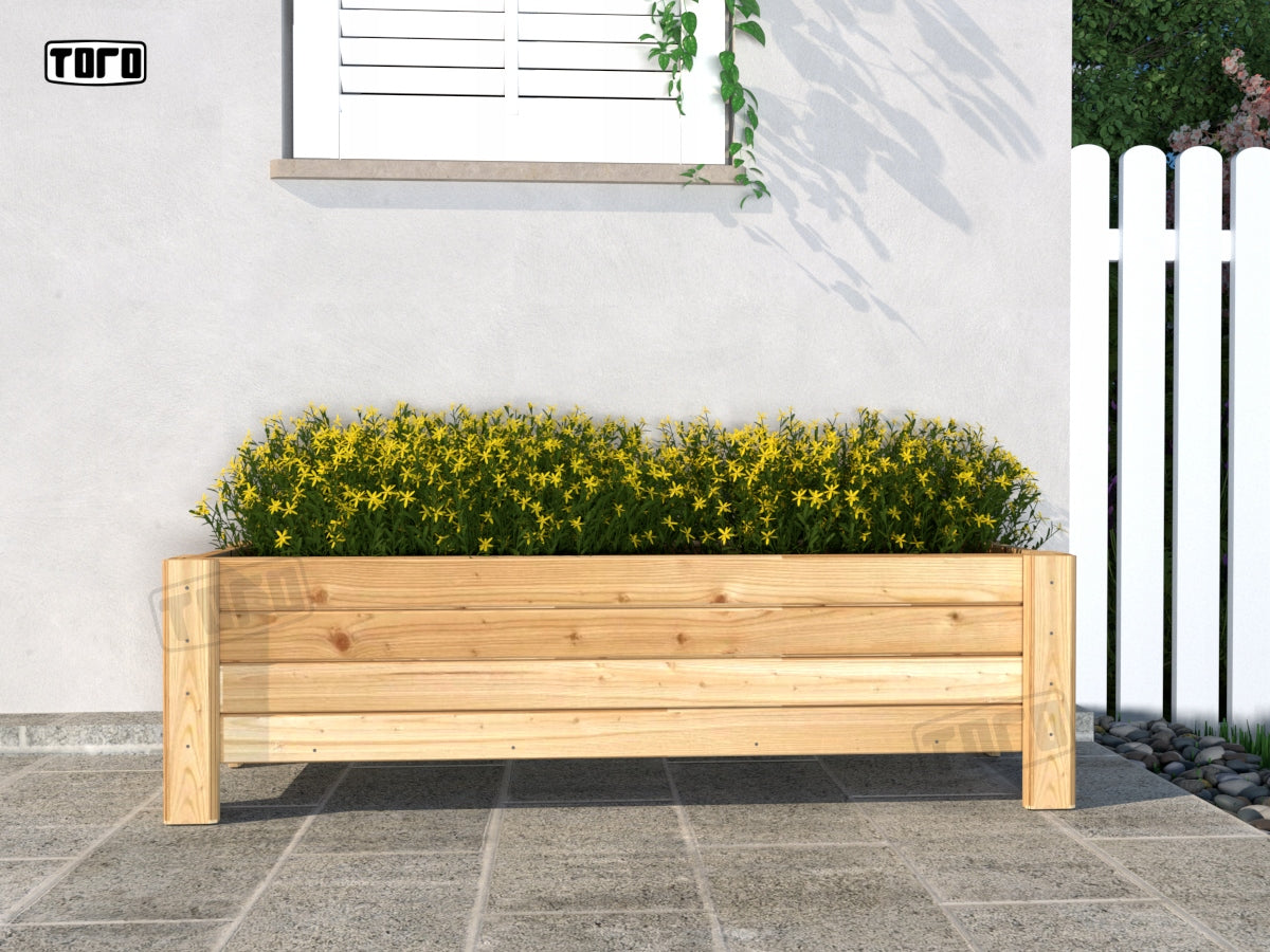 Wooden flower pots 90 cm IN FULL + FREEBIE EAN (GTIN) 5905806969863