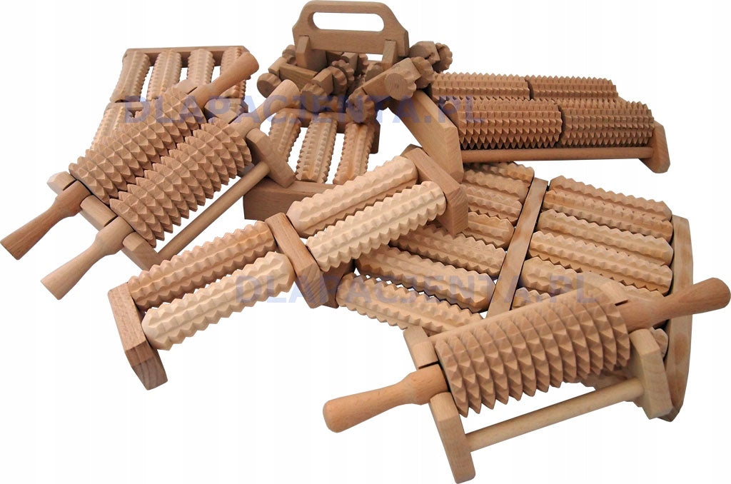Wooden foot massage apparatus 3 - row MS-3A Medical device yes