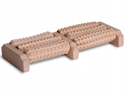 Wooden foot massage apparatus 3 - row MS-3A