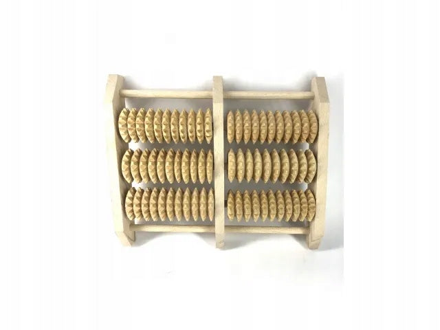 Wooden foot massager traditional 6 rolls three row roller EAN (GTIN) 5905529704734