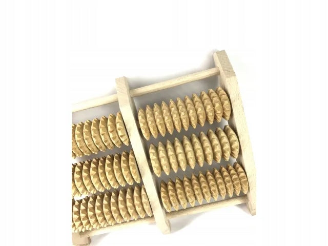 Wooden foot massager traditional 6 rolls three row roller Manufacturer code 5905529704734
