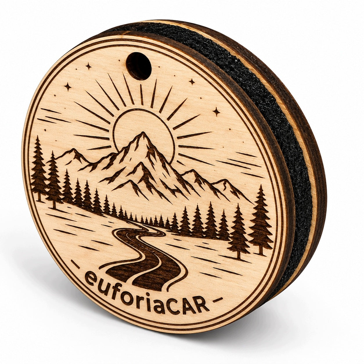 Wooden fragrance for CAR - replaceable fragrances + FREEBIE - euphoriaCAR Packaging status original