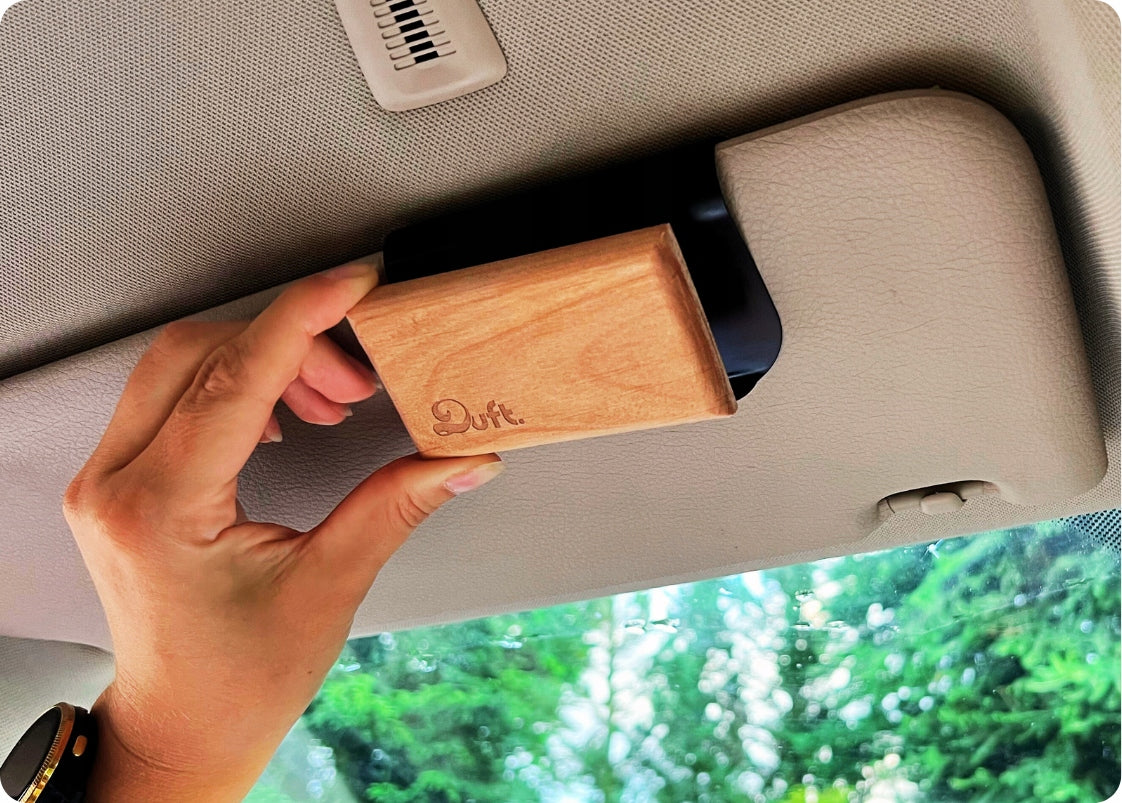 Wooden fragrance for car DUFT | natural diffuser with handle Packaging status original