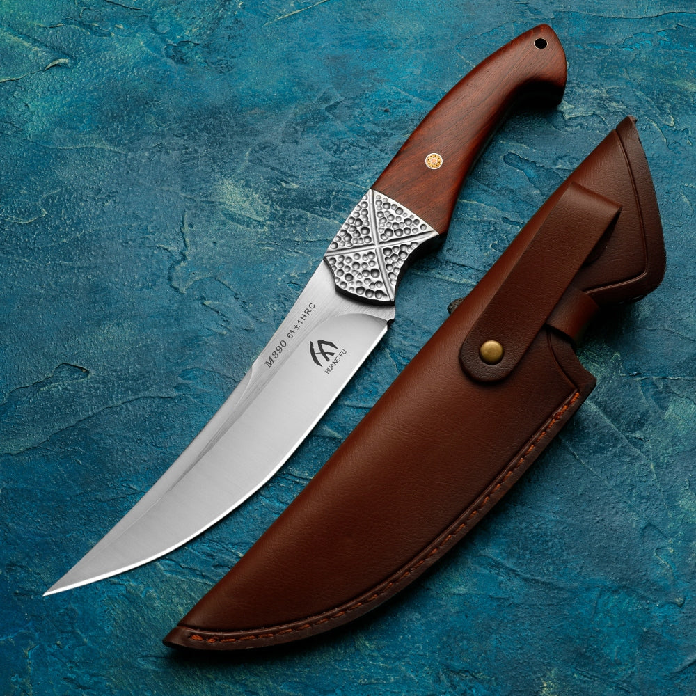 Wooden handled survival knife, outdoor straight knife, perfect men's gift Manufacturer code 888999162598