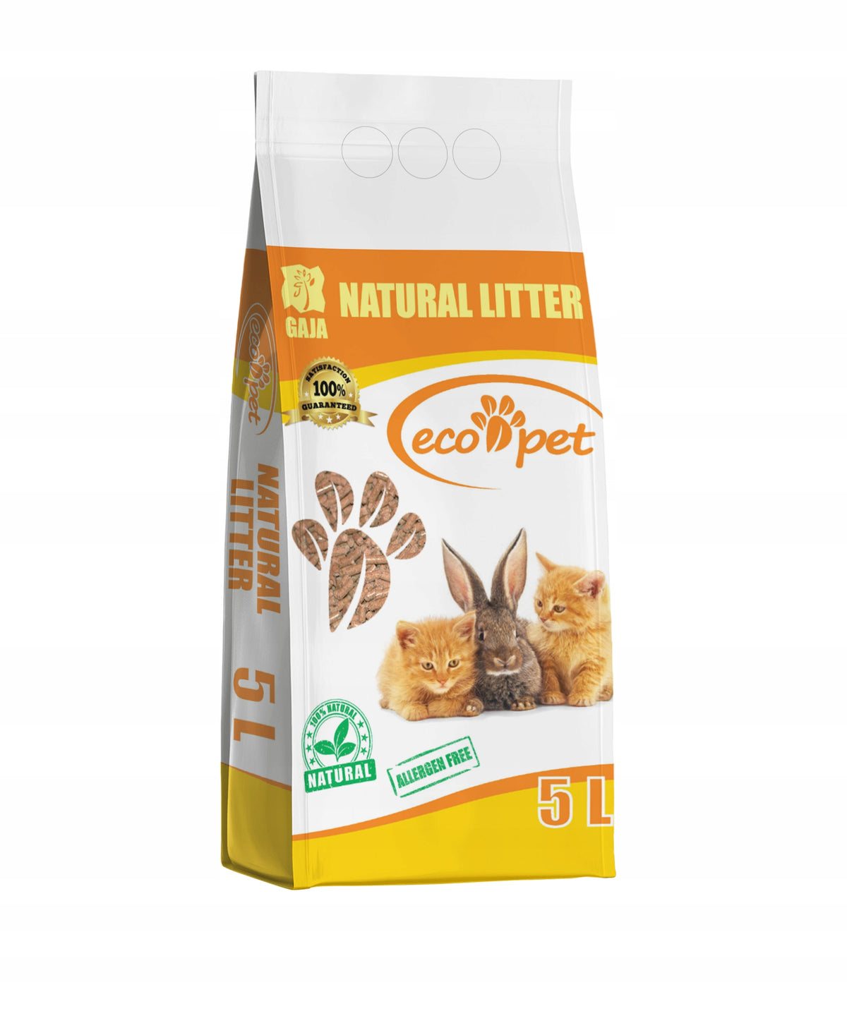 Wooden litter ECO-PET 5 l pellets