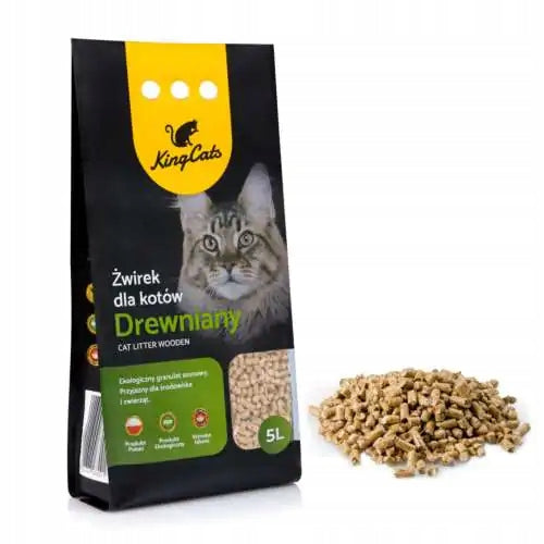Wooden litter for cats 5l
