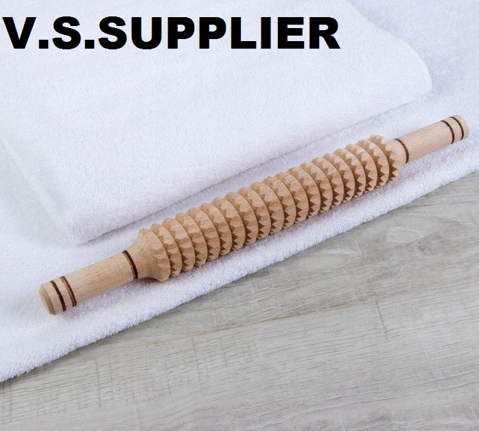 Wooden massage roller 27 cm – roller body massager anti-cellulite Brand no brand
