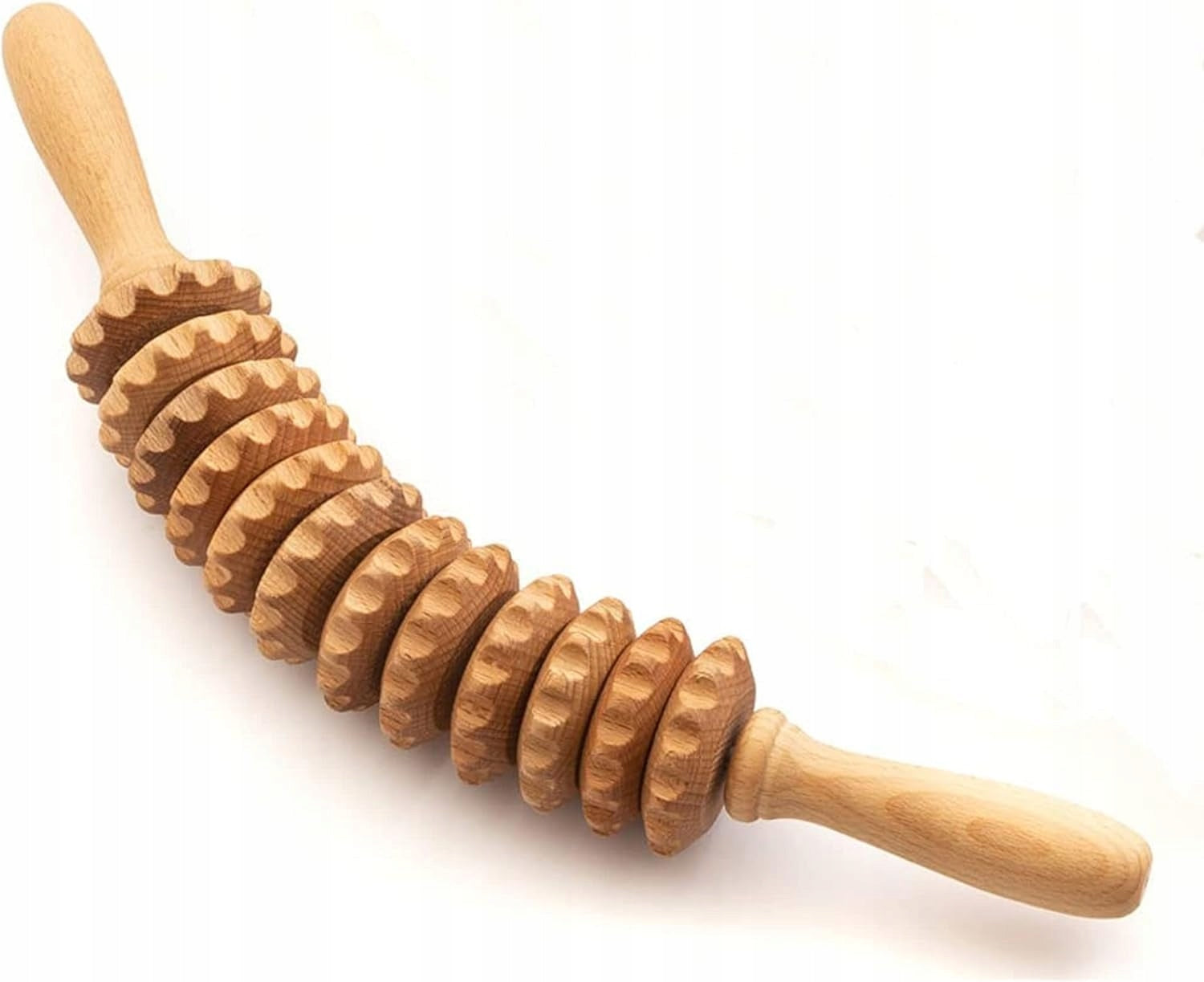 Wooden massage roller Anti-cellulite massager, lymphatic drainage Brand no brand