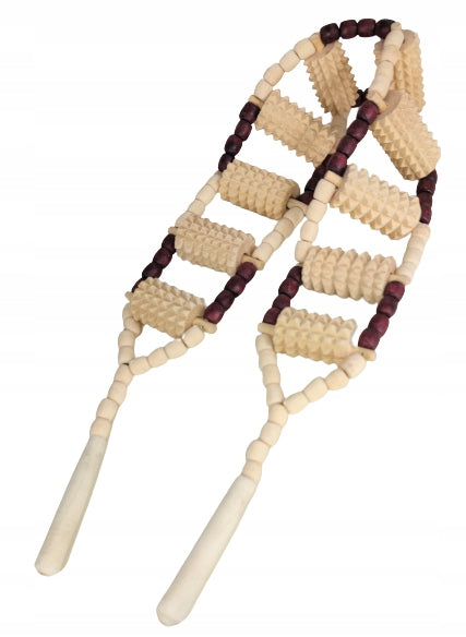 Wooden massager for back healing rollers bright EAN (GTIN) 5907006971325