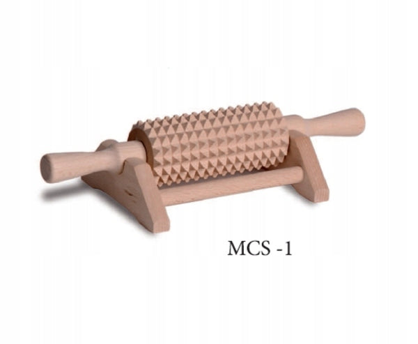 Wooden massager for feet and body 1-roll