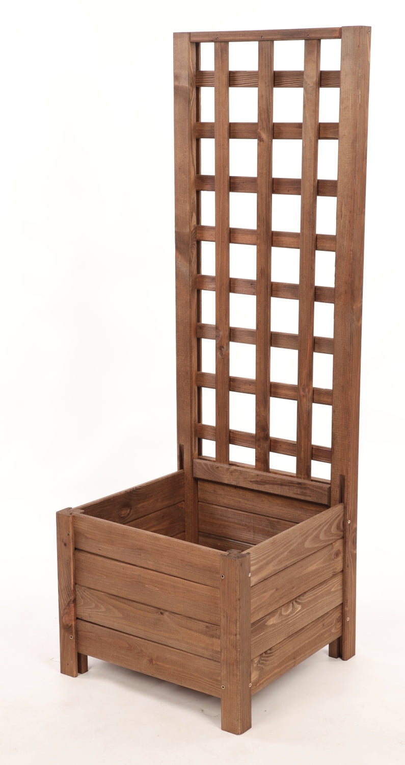 Wooden pergola garden pot flower box 116x40x40 ECO Brand Wamar-Sosenka