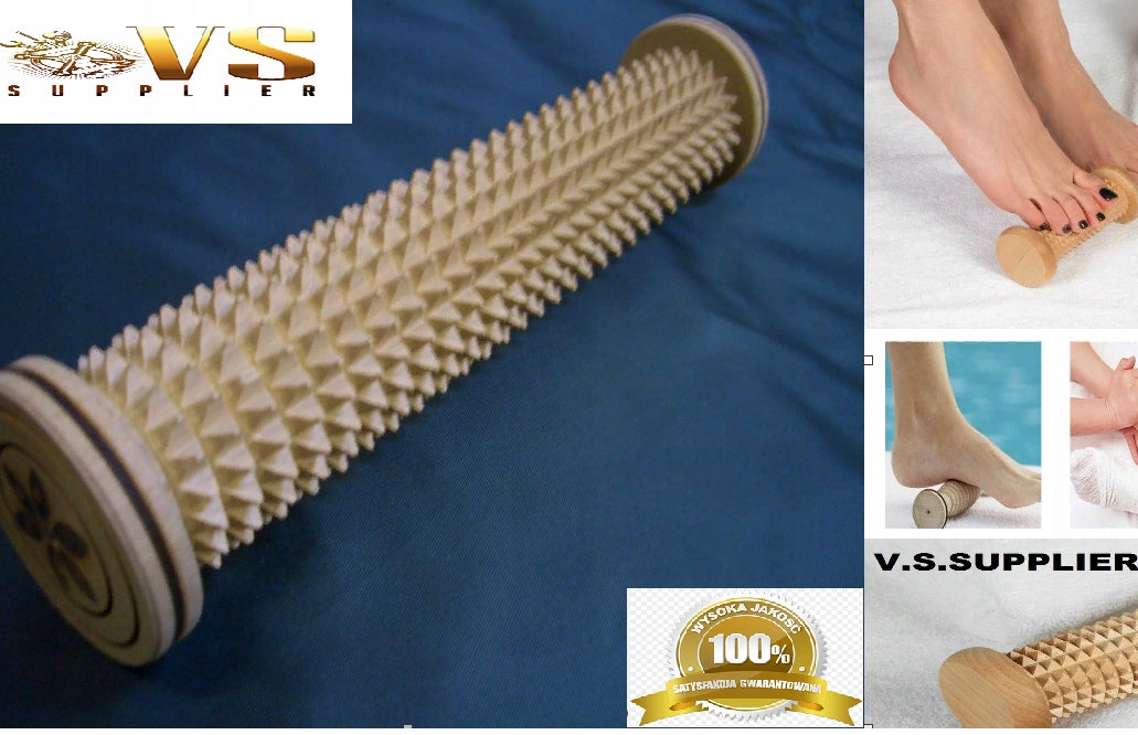 Wooden roller massager anti-cellulite for thigh legs lymphatic drainage EAN (GTIN) 5905123602108