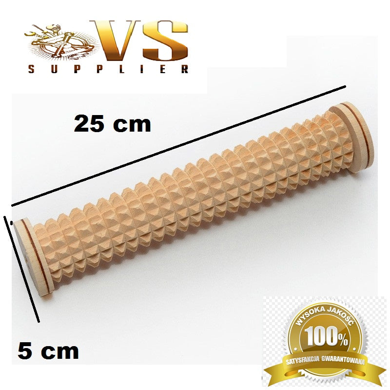 Wooden roller massager anti-cellulite for thigh legs lymphatic drainage Manufacturer code MASAŻER DREWNIANY DO STÓP