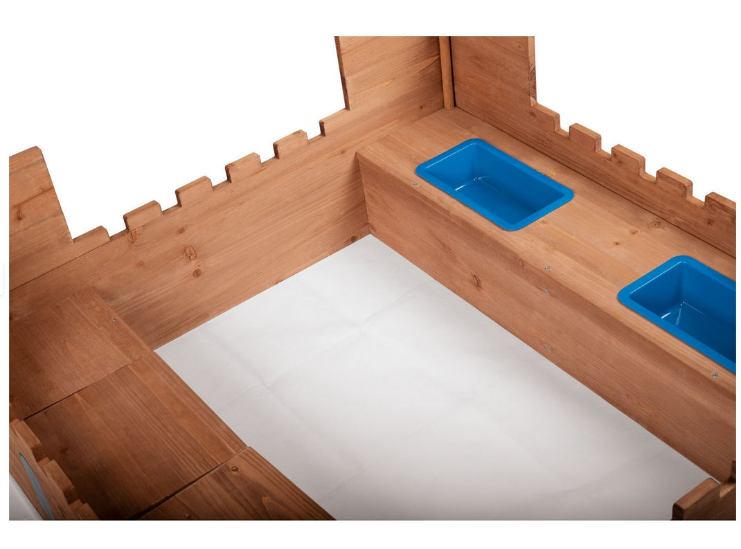 Wooden sandbox 150 kg Playtive Product height 70 cm