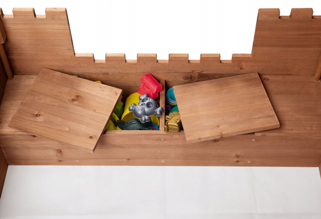 Wooden sandbox 150 kg Playtive Product width 113 cm