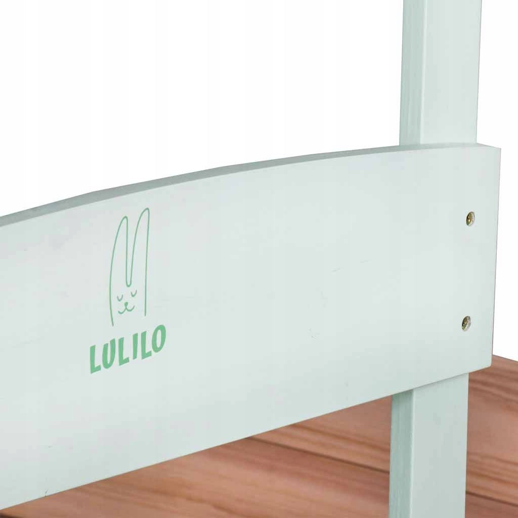 Wooden sandbox LULILO Vendo rotating canopy 360° closed benches 120c Kind wooden
