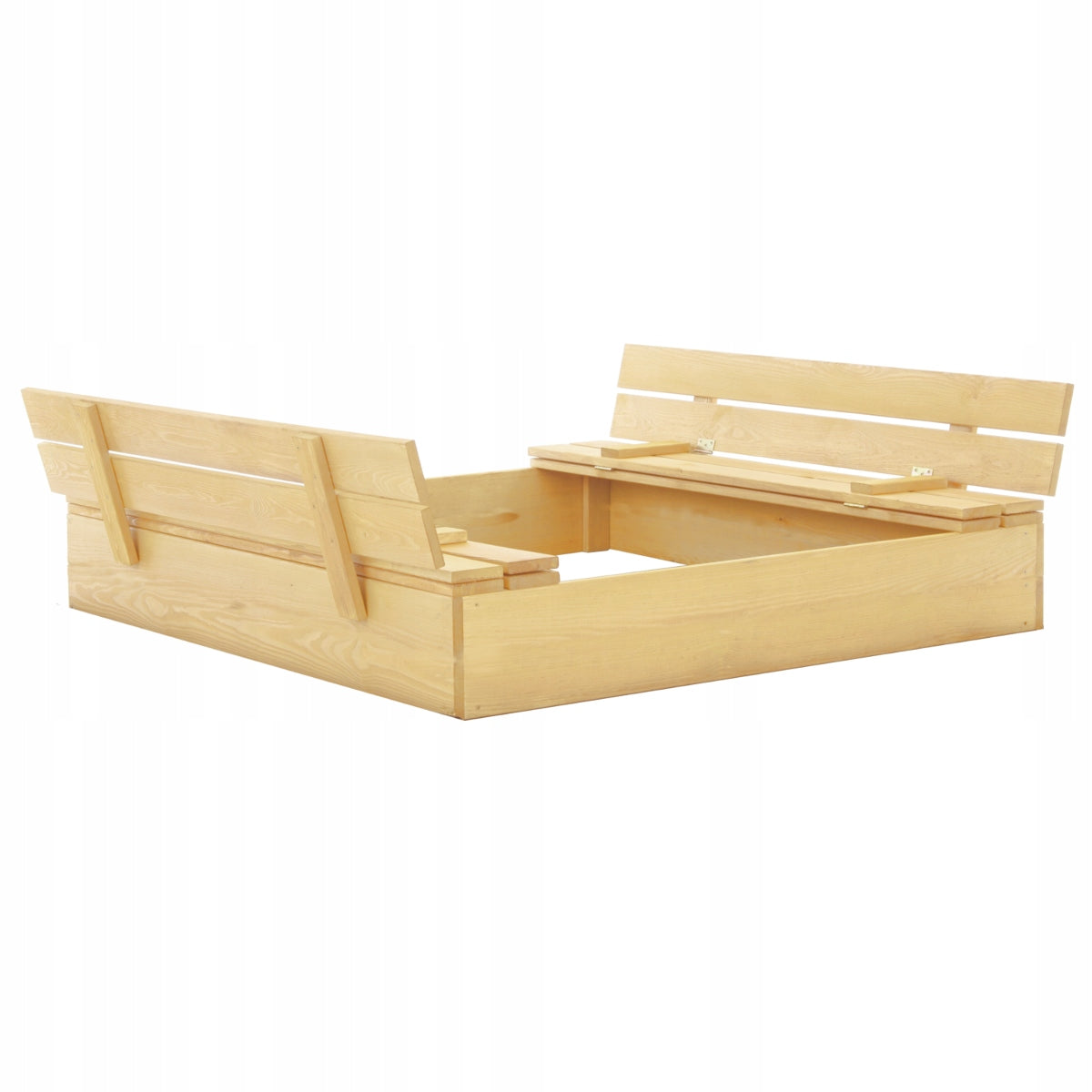 Wooden sandbox with bench 200x200x20 Brand Tartak Bińkowski