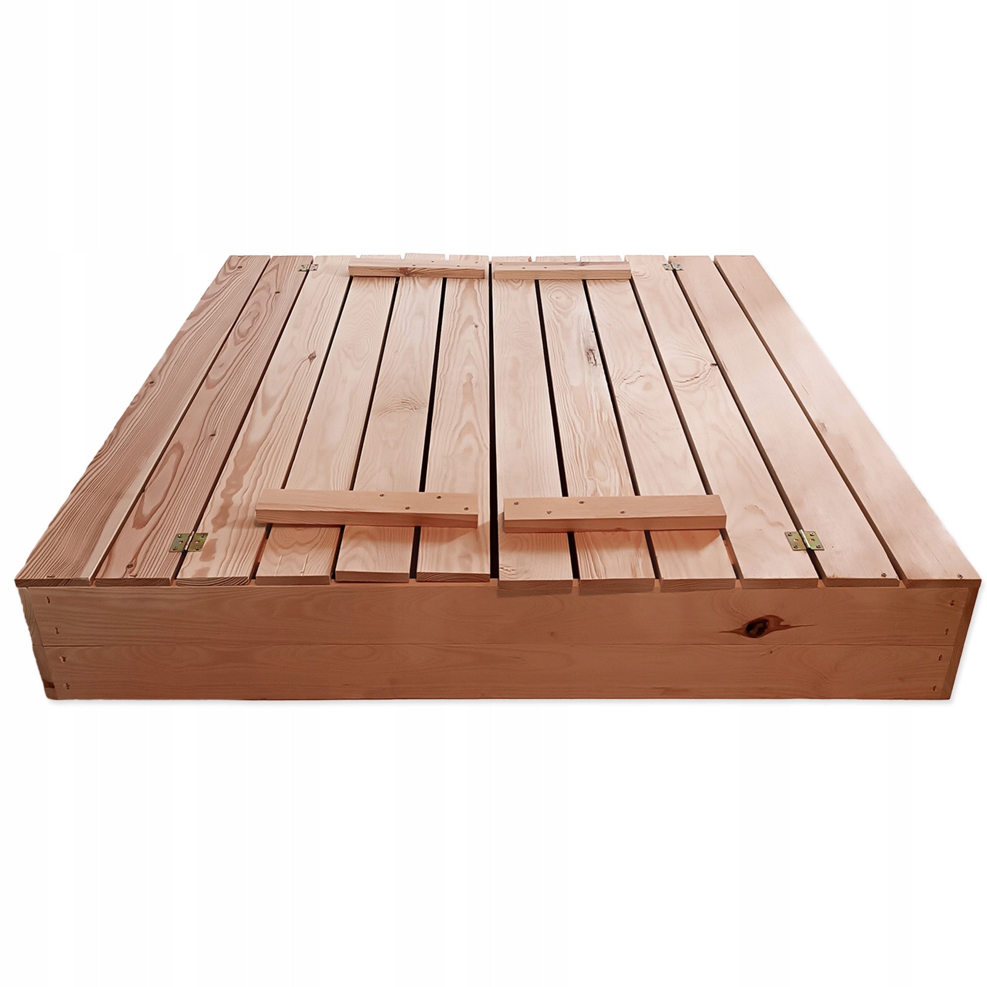 Wooden sandbox with benches large lockable for children 120cm Manufacturer code MG Design
