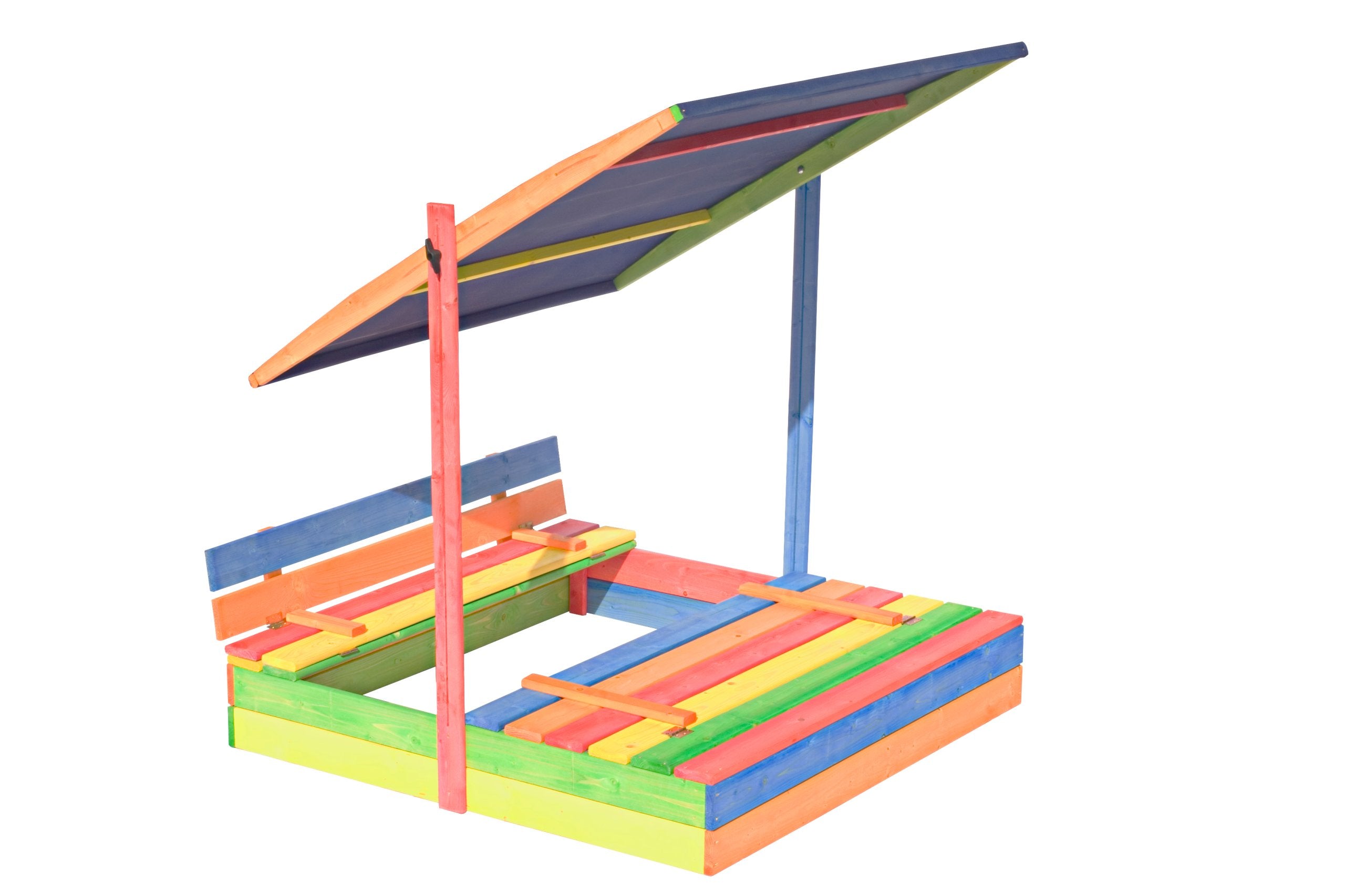 Wooden sandbox with visor 120 x120 Manufacturer code 106