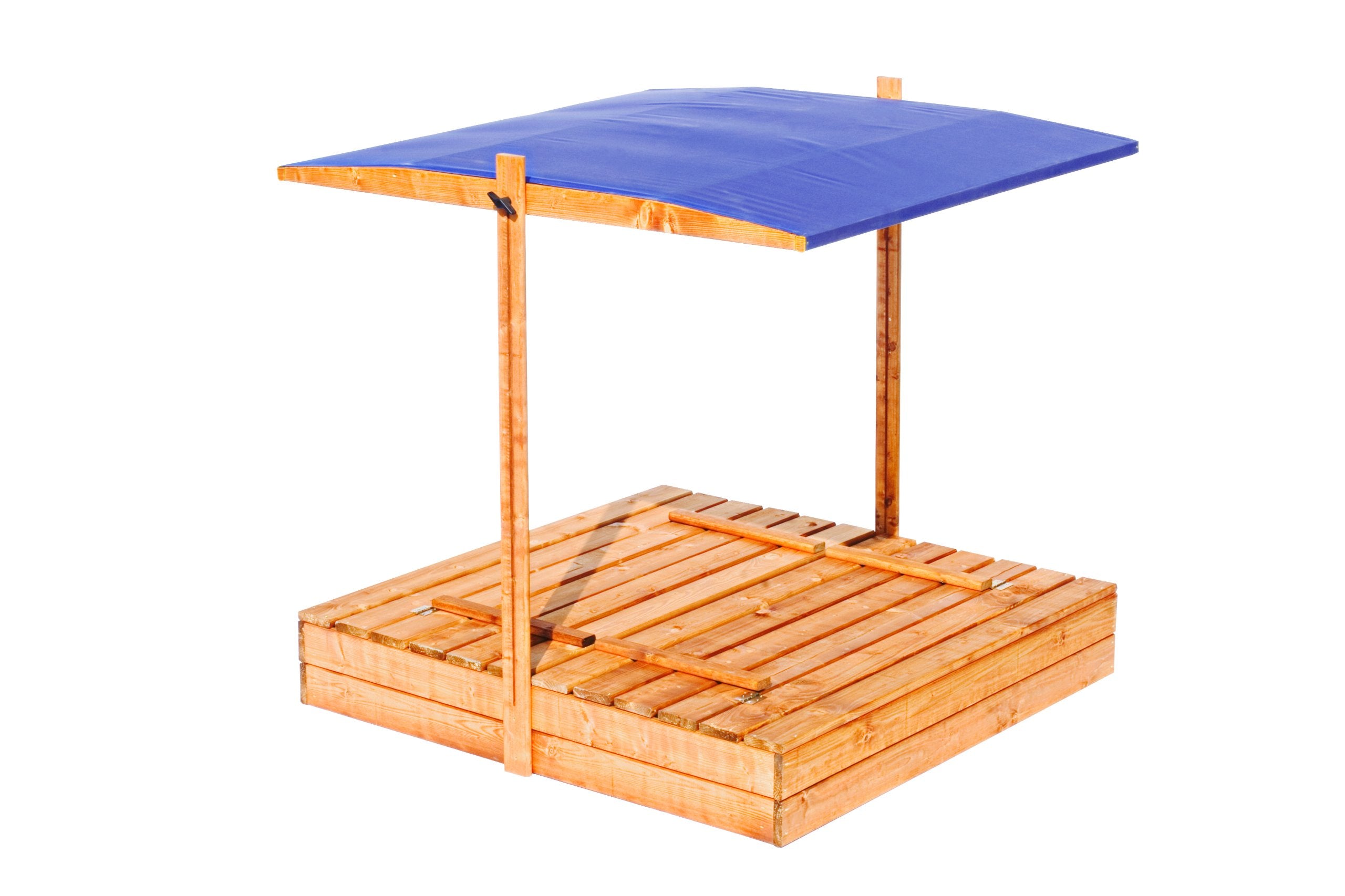 Wooden sandbox with visor 120 x120 Product weight with unit packaging 30 kg