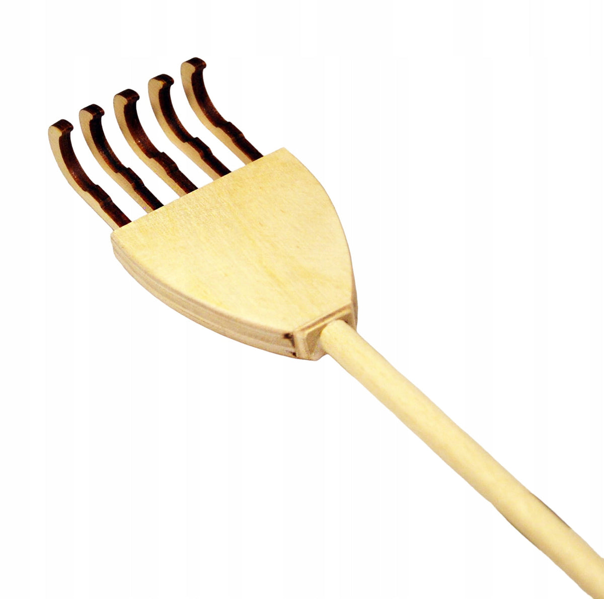 Wooden scratcher with Kashubian couple Kind nape, back and neck