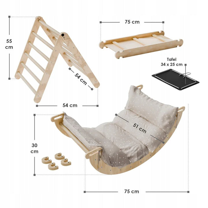 Wooden square toys for small children Kind wooden