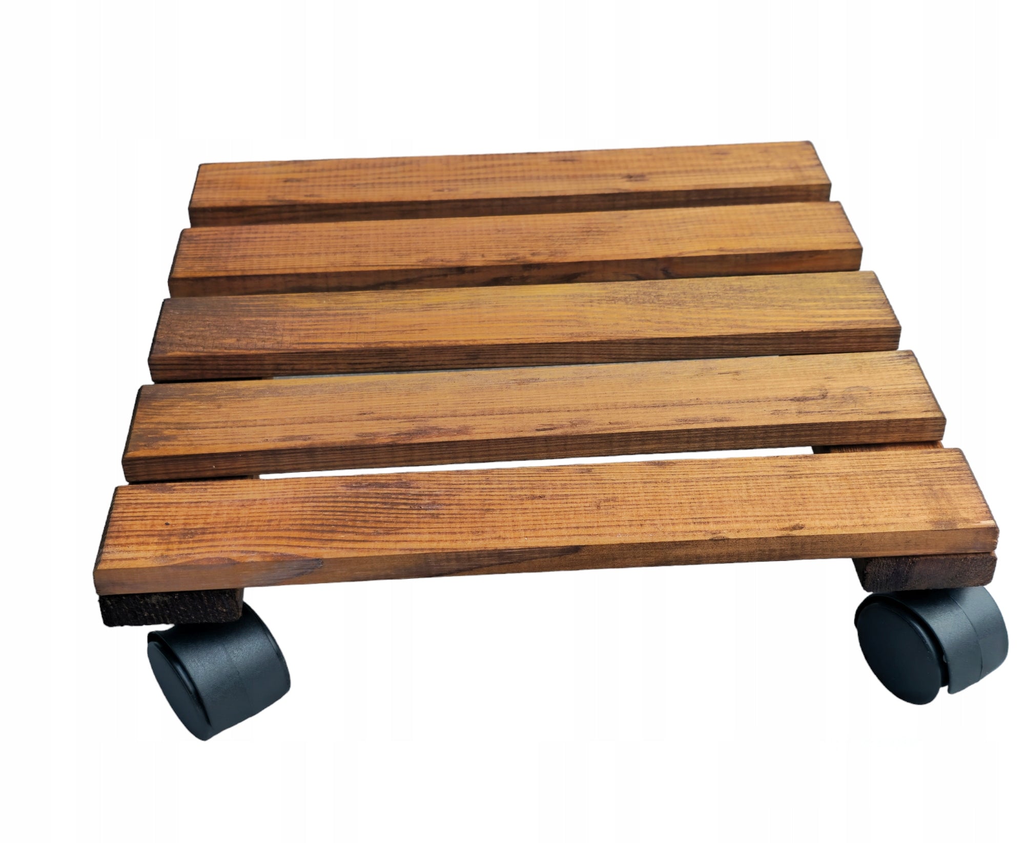 Wooden stand, flower pot stand, platform on wheels - MANUFACTURER EAN (GTIN) 5907167303348